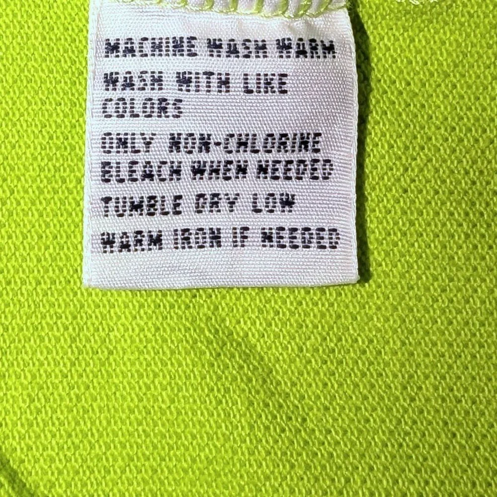 Polo Ralph Lauren Men’s | Cotton Piqué Custom Fit Polo in Neon Green | Size XL